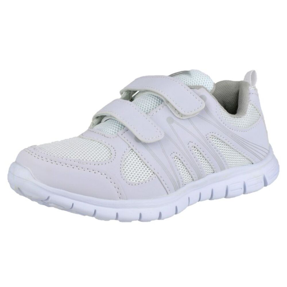 Mirak Milos Velcro Ladies Sports Shoes / Womens Trainers / White